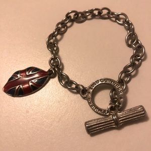 British Flag Lips Bracelet
